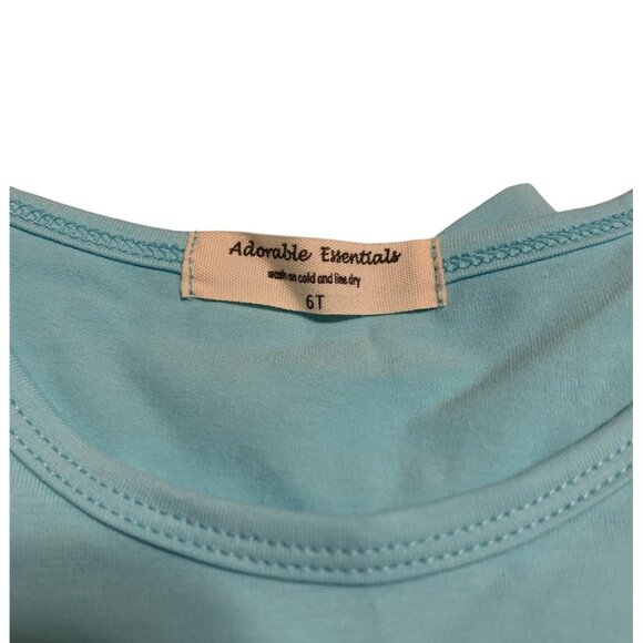 Adorable Essentials Ruffle Cuff Shirt Size 6 - Picture 2 of 3